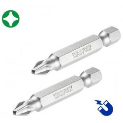 Jeu de 2 embouts PH2 50mm WADFOW WSV2K12