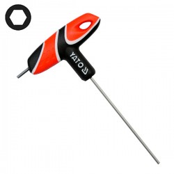 Tournevis en T mâle HEX 4mm YATO