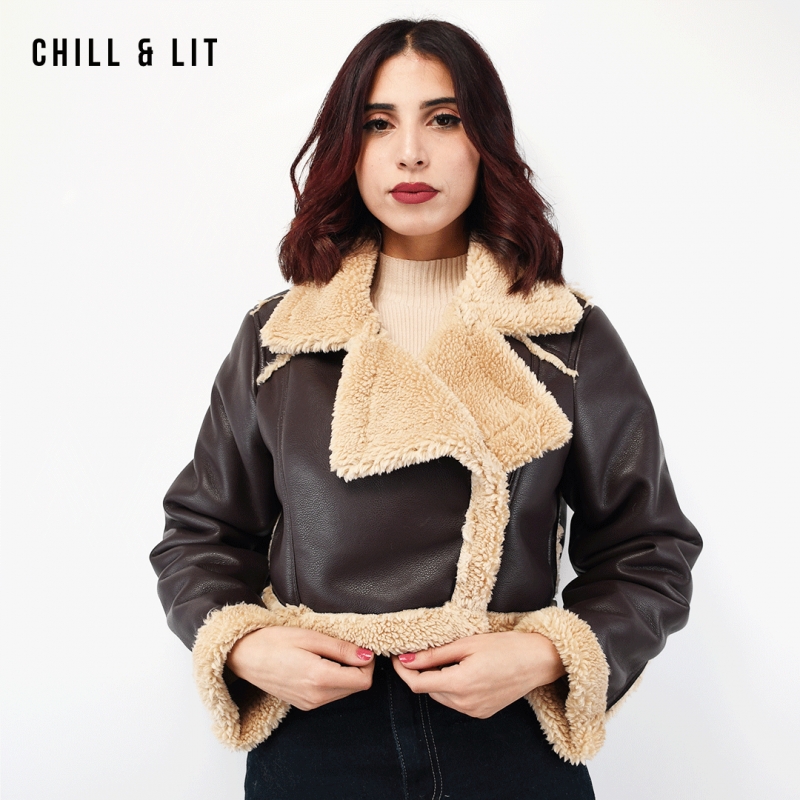 Veste Cuir Courte