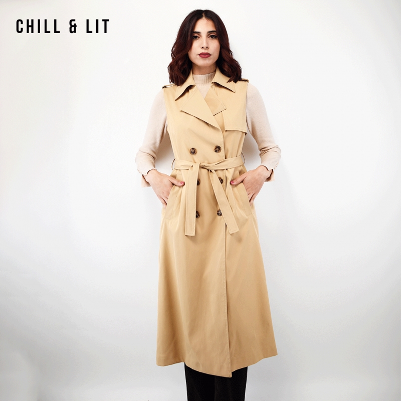 Trench Femme Sans Manches