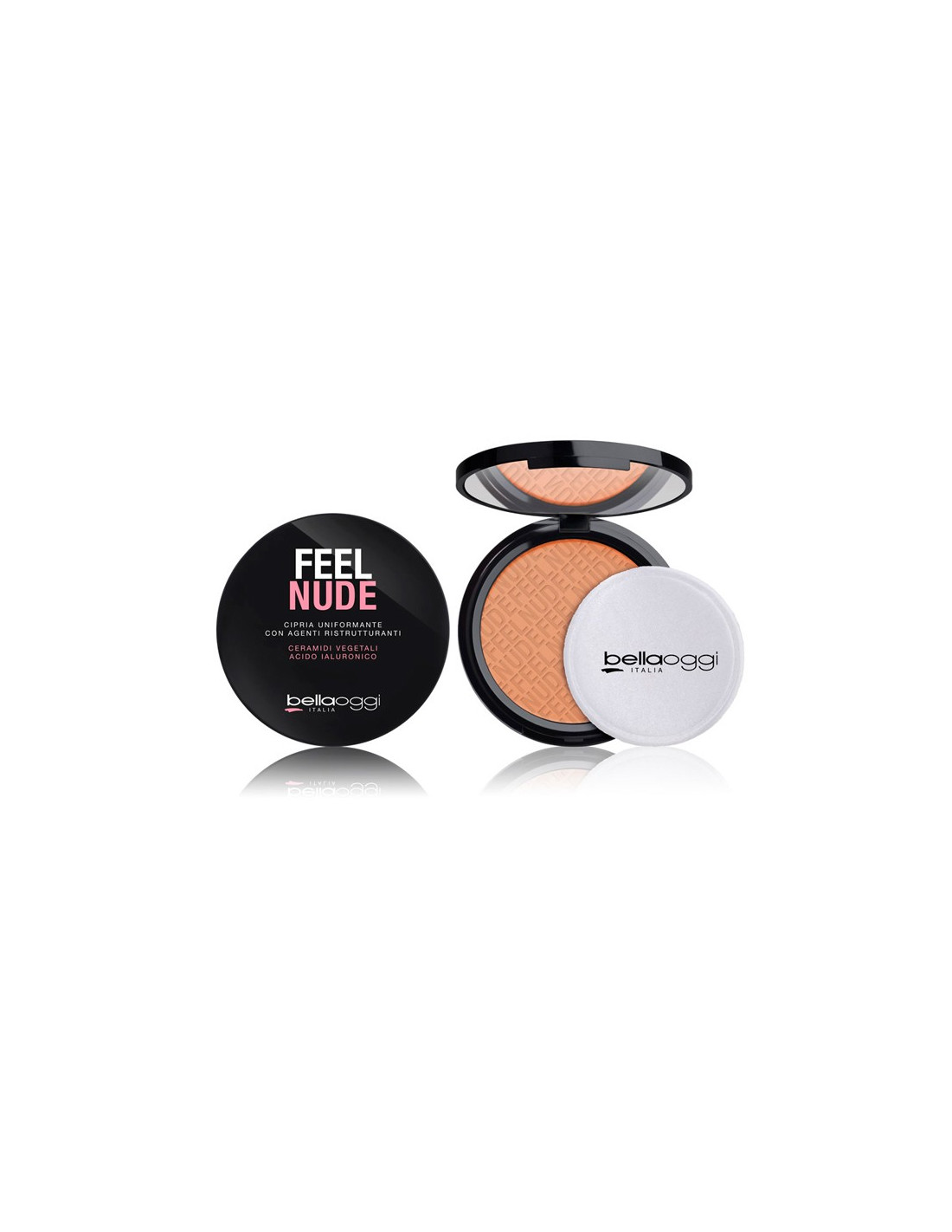 Feel nude poudre compact beige doré n°003 -bellaoggi