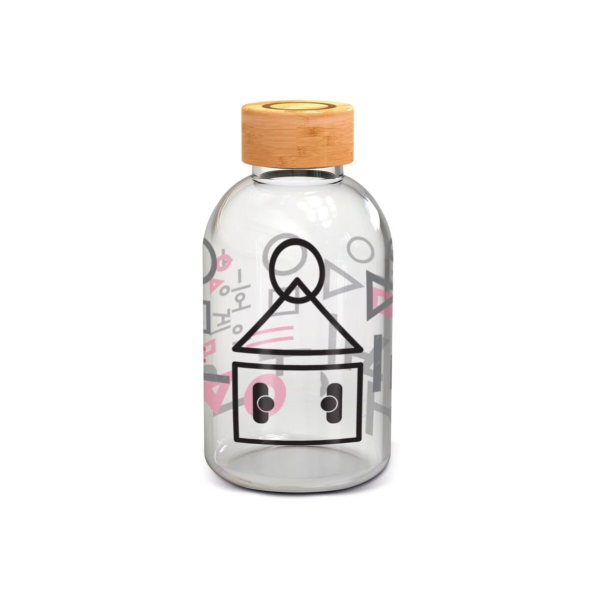 SMALL GLASS BOTTLE SQUID GAME