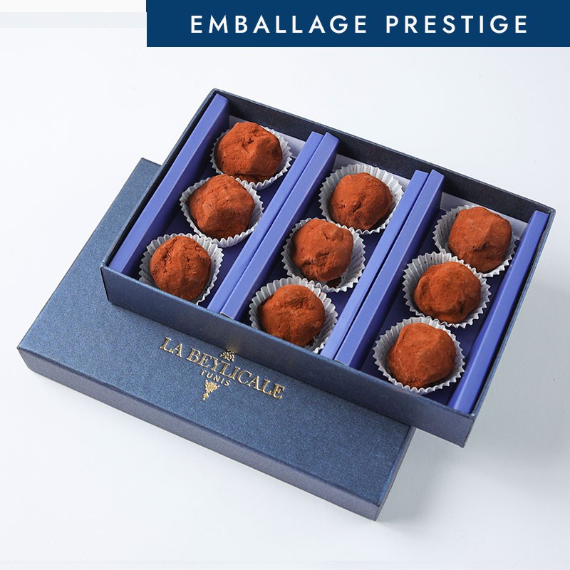 TRUFFES CHOCOLAT VALRHONA 9 PIÈCES
