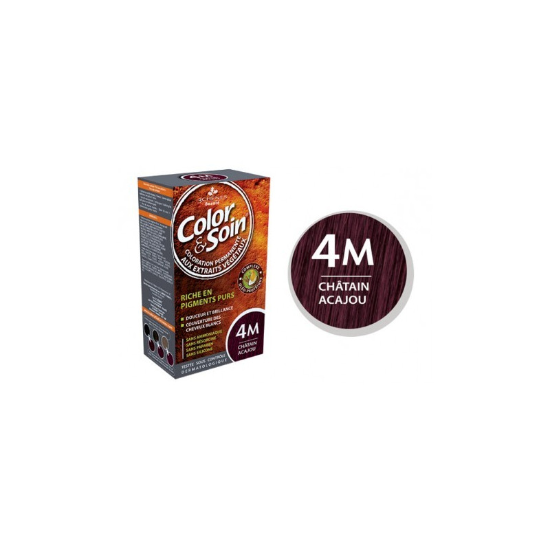 CHENES Color & Soin 4M Châtain Acajou