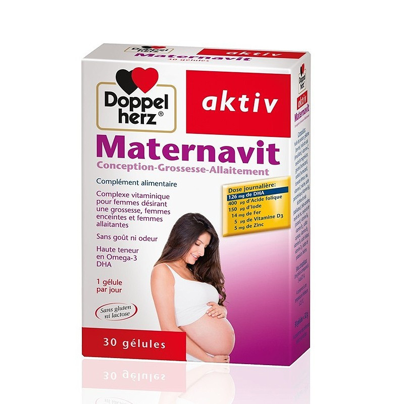 DOPPELHERZ AKTIV Maternavit, 30 gélules