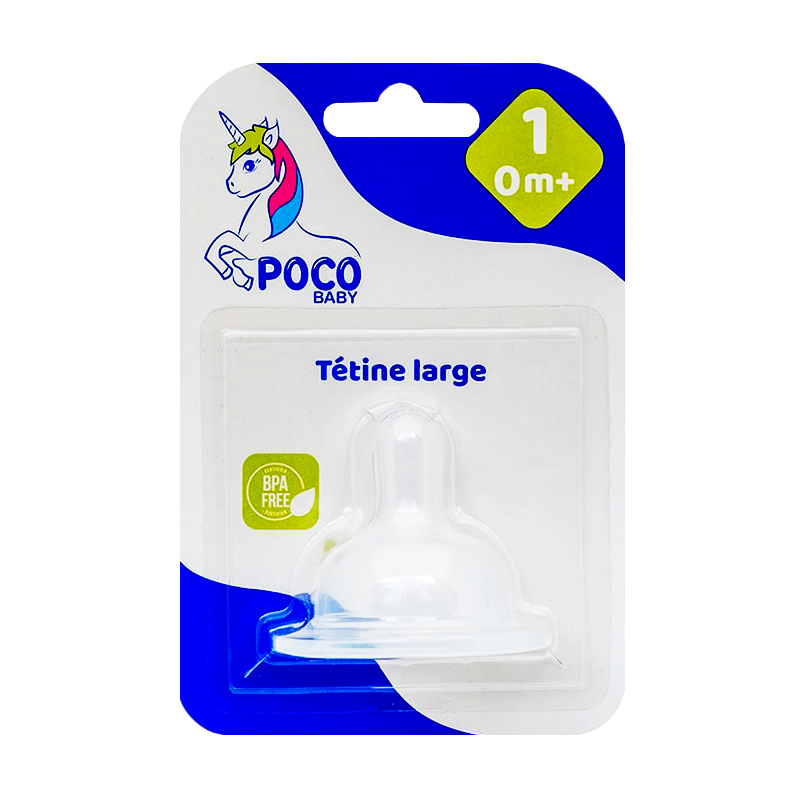 POCO BABY Tétine Large 1ere Âge