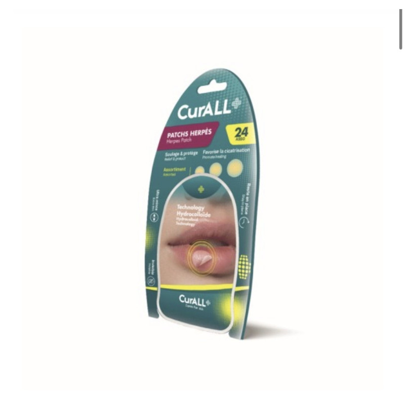 CURALL PATCHS HERPES B 24