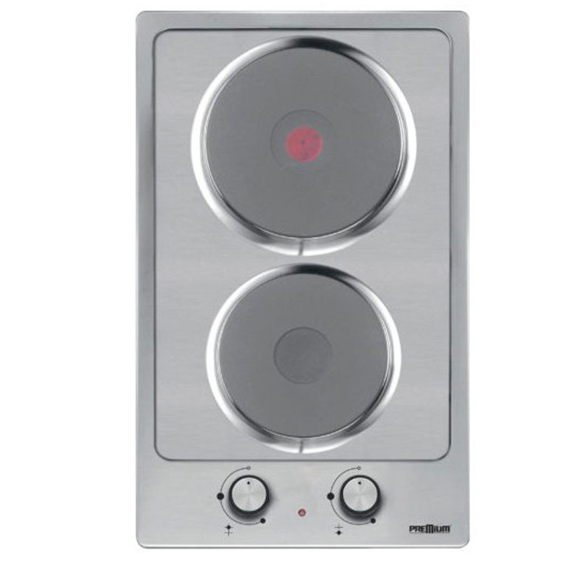 Premium Cuisson Electrique Premium 2 feux 30 Cm Inox