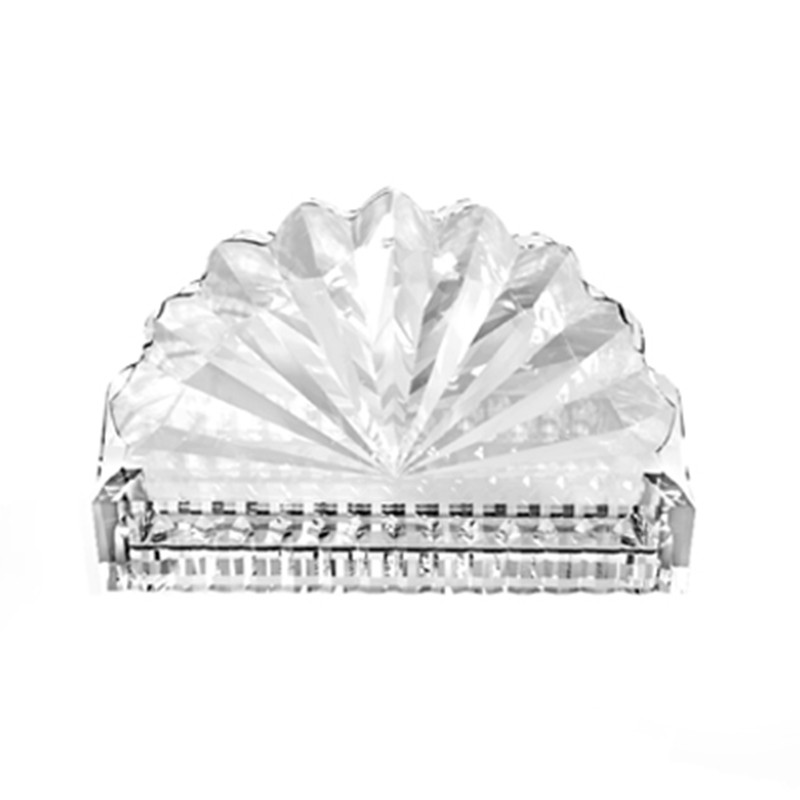 Support du Serviette Strass Azur Glass En Verre Transparent