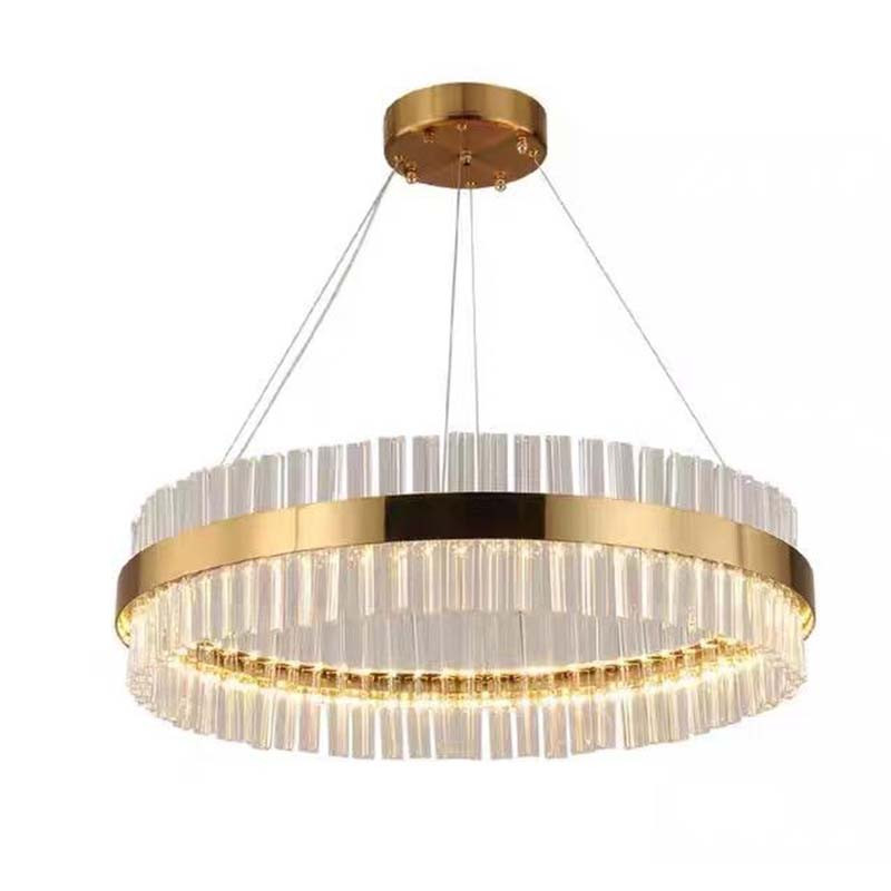 Lustre En Cristal Rond Diamètre 80 cm
