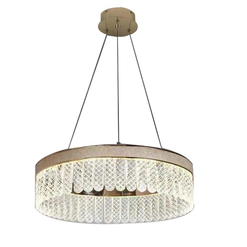 Lustre En Cristal Rond Diamètre 50 Cm