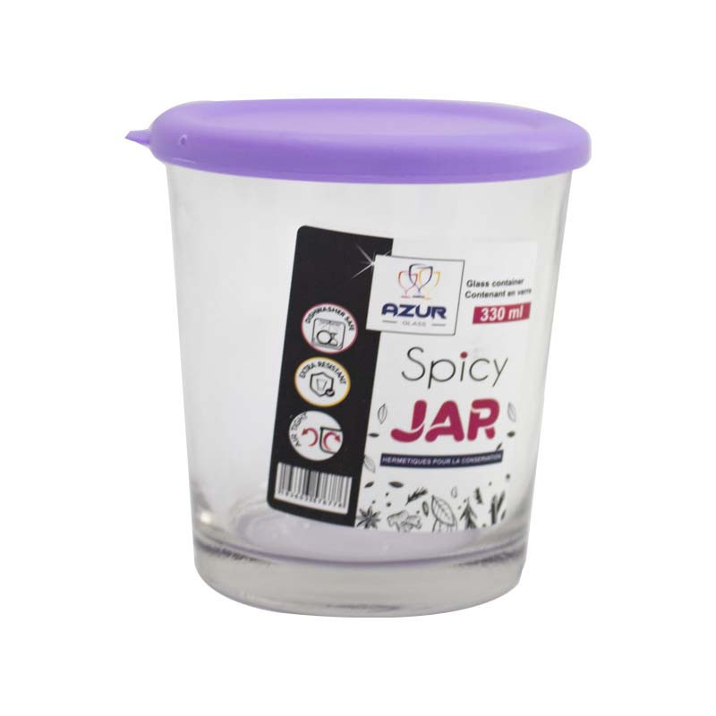 Azur Glass Azur Glass Spicy Jar 33CL Assorties