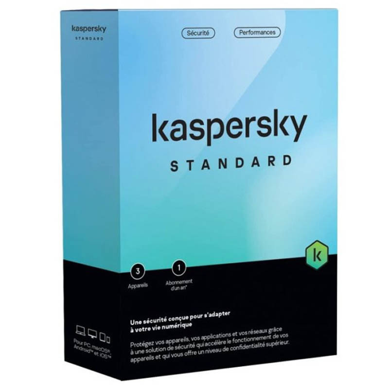 Kaspersky kaspersky Standard 3 Postes 1 An