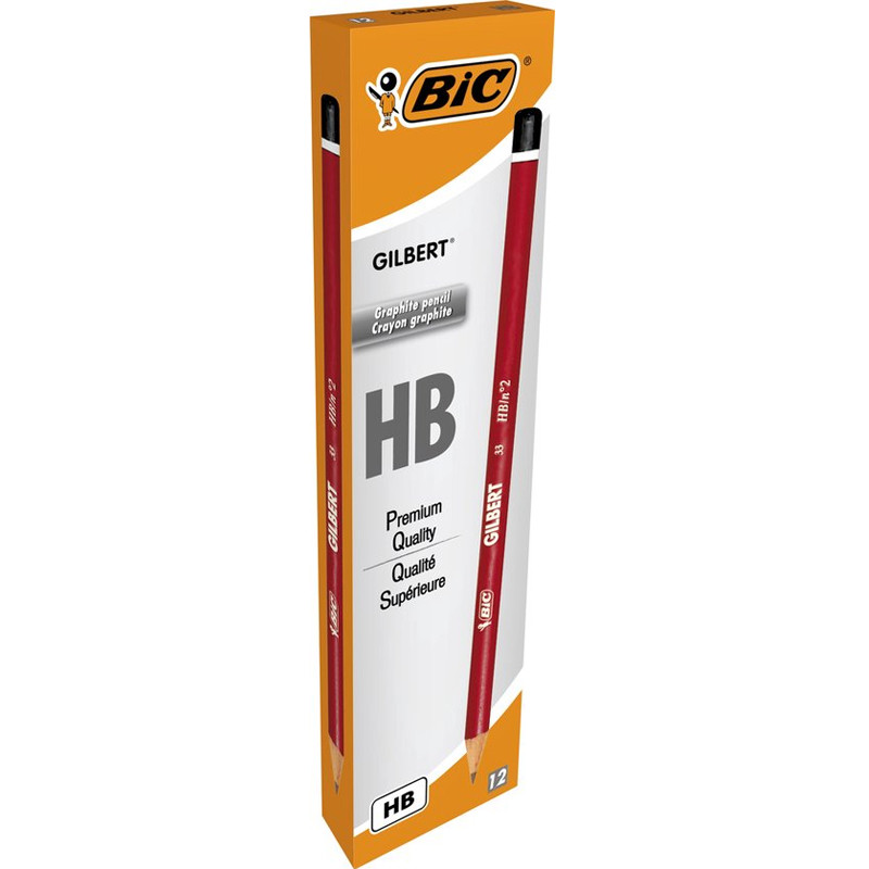 Bic 12 Crayons Bic Gilbert BIC 33HB