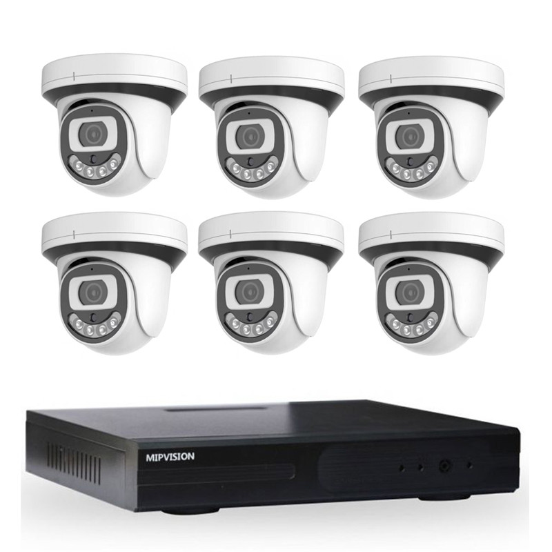 mipvision Hyprid + 6 Caméras Internes Mipvision 5MP