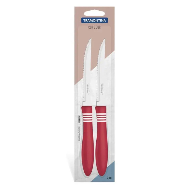 Tramontina De 2 Couteaux Steak Cor&Cor