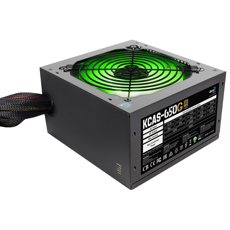 Aero Cool d'Alimentation Aercool KCAS 650W RGB 80+