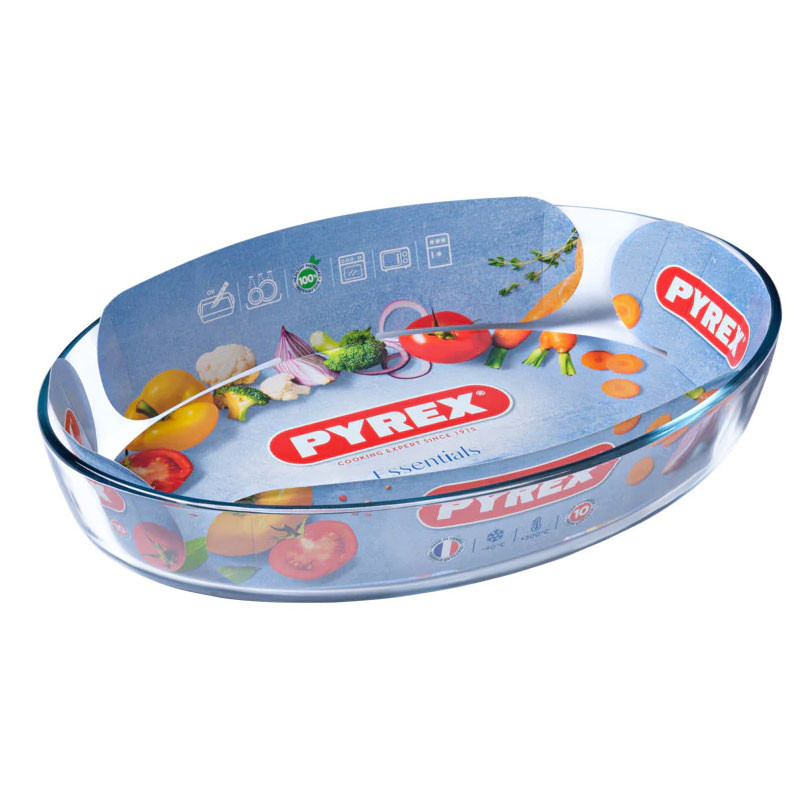 PYREX Plat Ovale Essentiels Irrésistible 39x 27 Cm