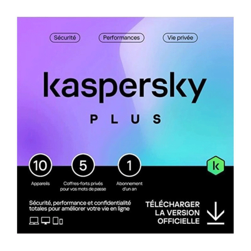 Kaspersky kaspersky Plus 10 Postes 1 An