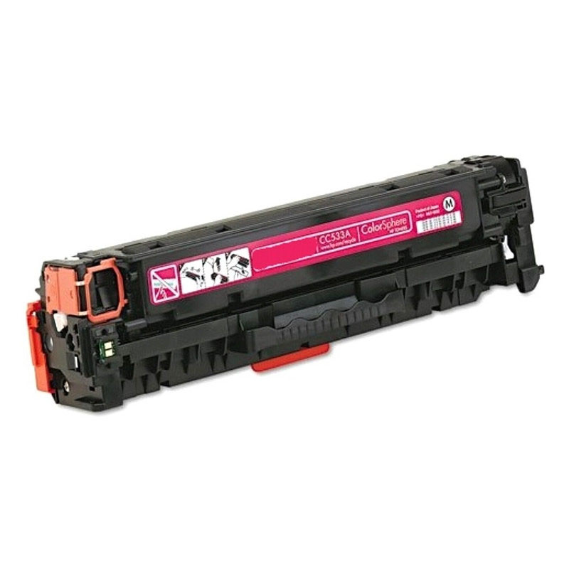 Compatible HP Toner Adaptable CC533A Magenta