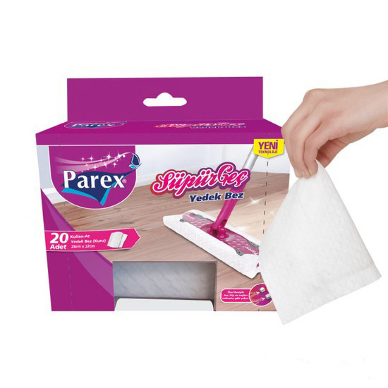 Parex 20 Lingettes Parex Sweepy Sèches