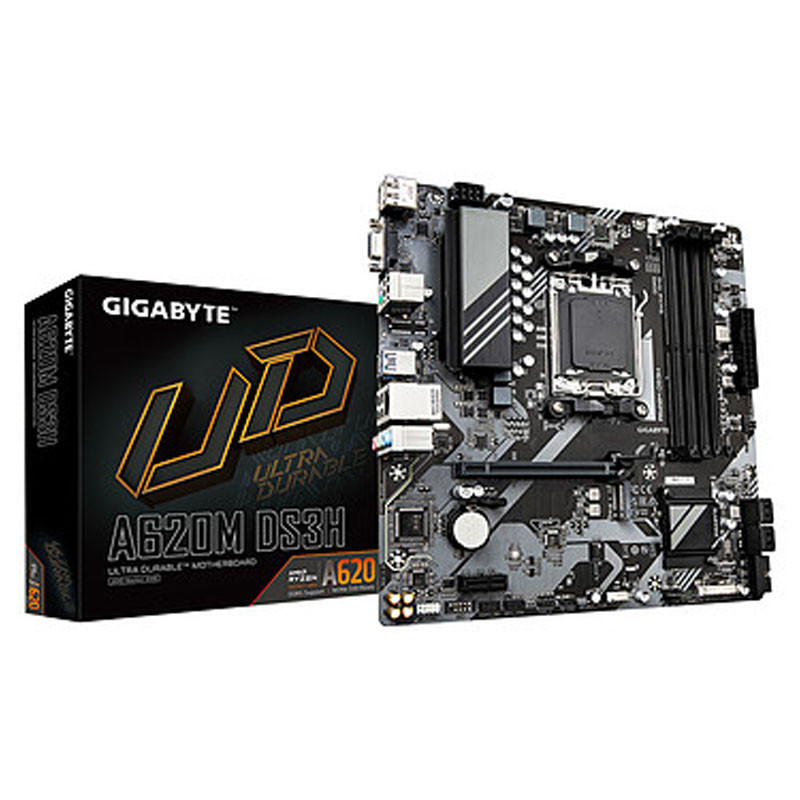 GIGABYTE Carte Mère A620M DS3H G10 DDR4 AM5 AMD
