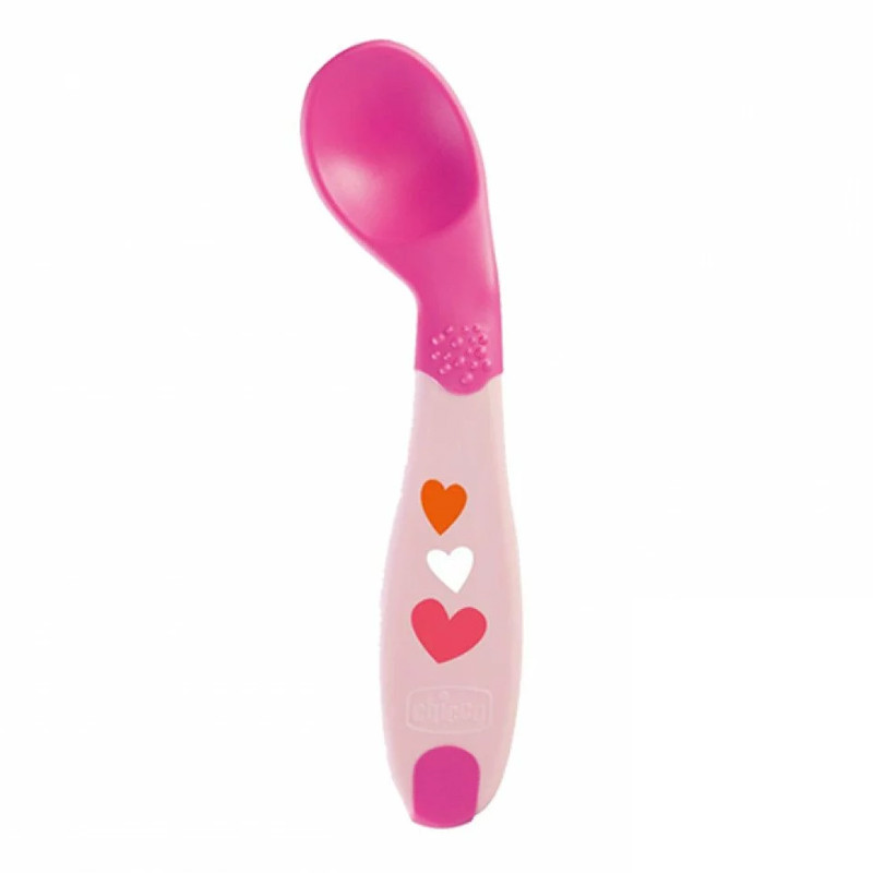 Chicco Cuillère Bébé 8M+ Rose