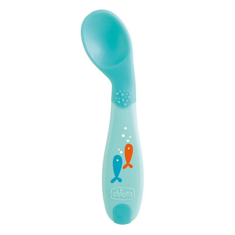 Chicco Cuillère Bébé 8M+ Bleu