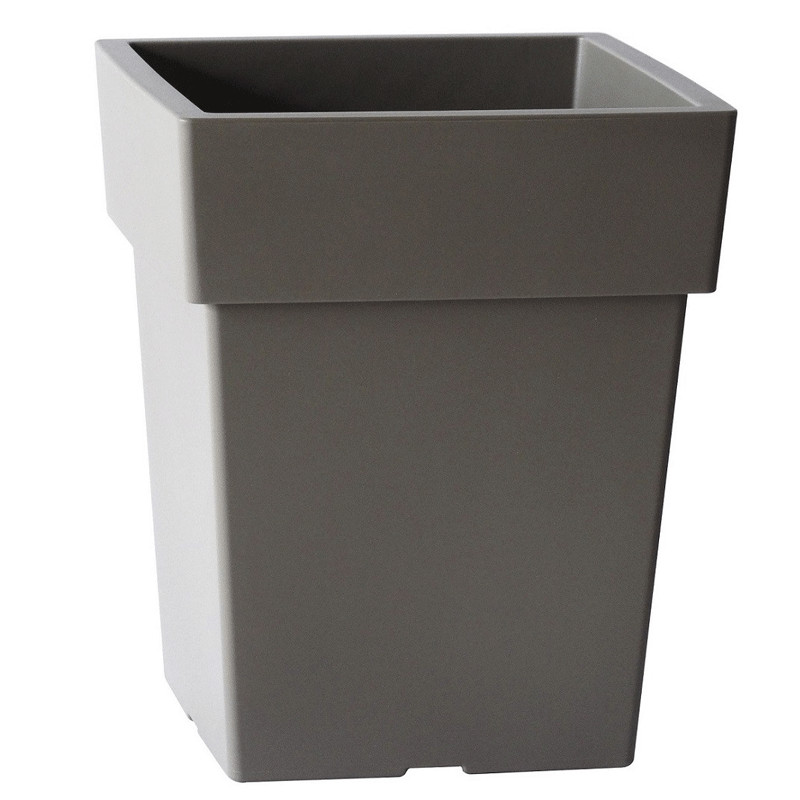 VIOMES Linéa Carré Haut Taupe 21x21x38 cm