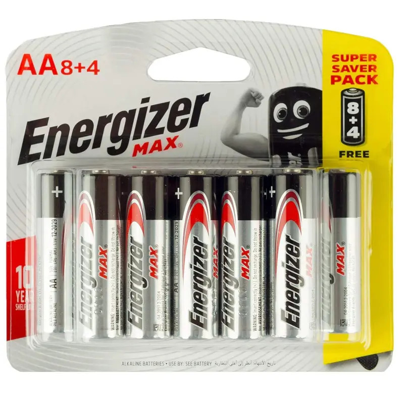 Energizer Energizer Max E91 BP8 AA