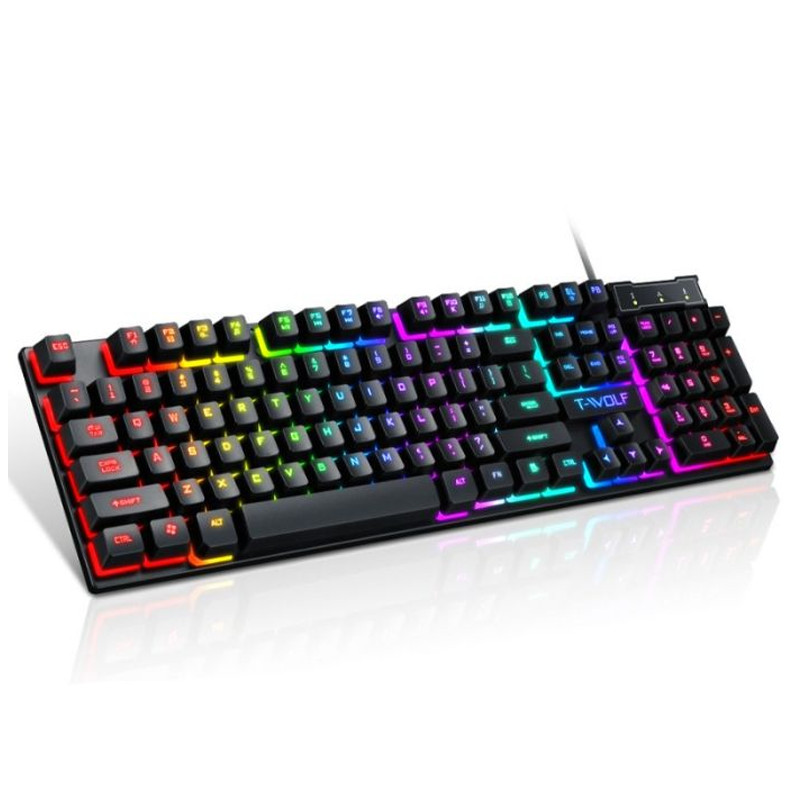T Wolf Gamer Semi Mécanique T Wolf T-T20 RGB