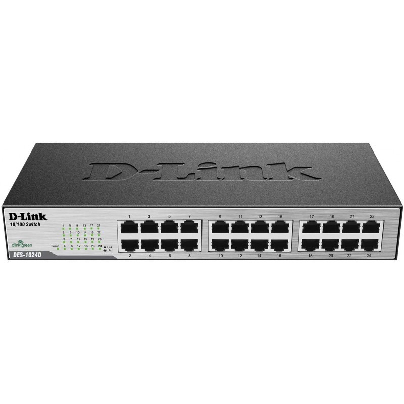D-Link Switch DES-1024D E 24 Ports 10 100Mbps Métal