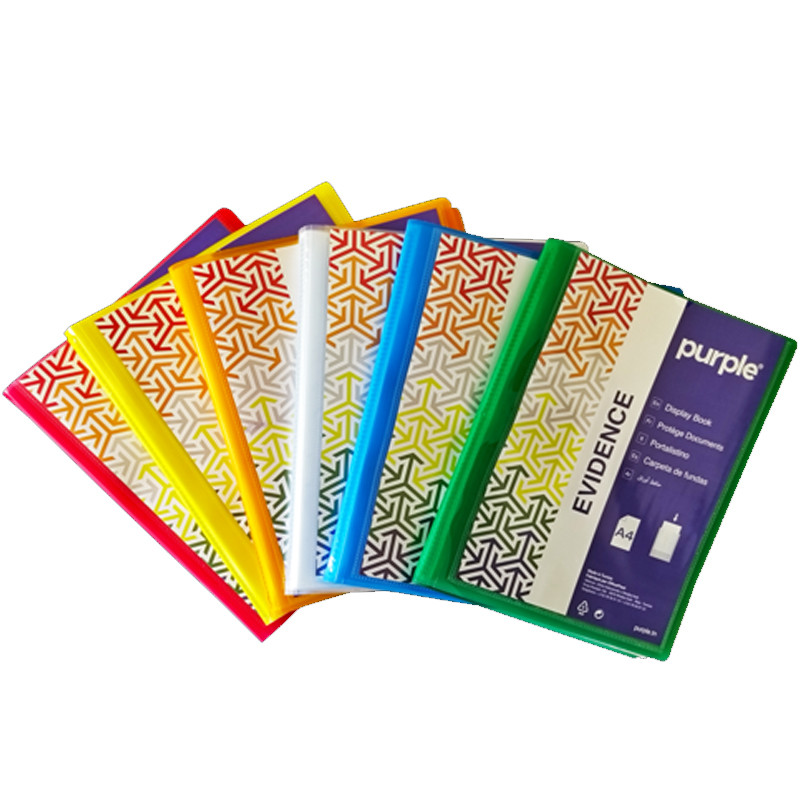 Purple Documents Evidence A4 20 Vues Assorties