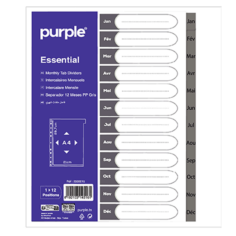 Purple Mensuel A4