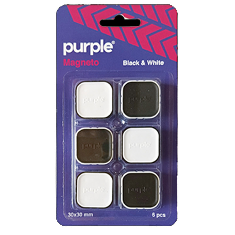 Purple Blister 6 Aimants Magneto &