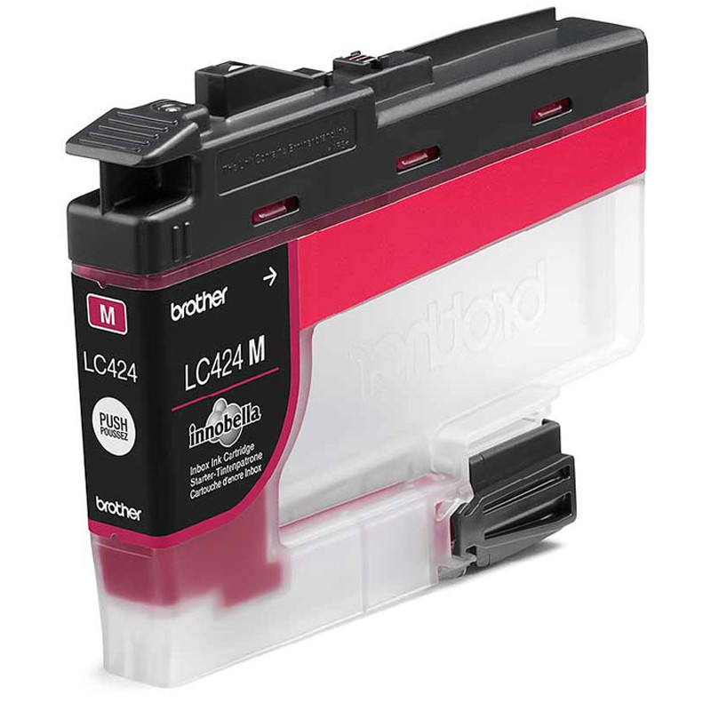 Compatible Brother Cartouche D'encre Adaptable LC424M Magenta