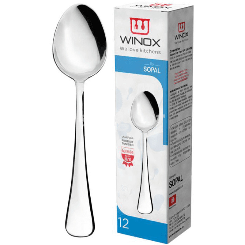 Winox Cuillères De Table Winox Zina 12 Pièces Inox