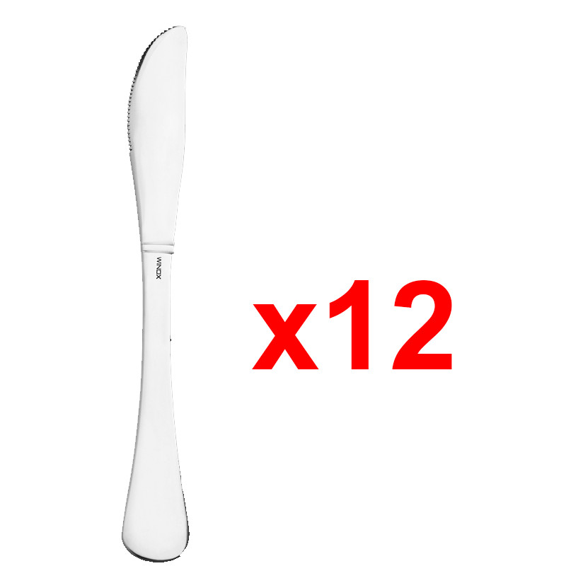 Winox Couteaux De Table Winox Zina 12 Pièces Inox