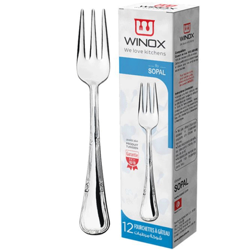Winox Fourchette à Gâteaux Winox Kenza 12 Pièces Inox