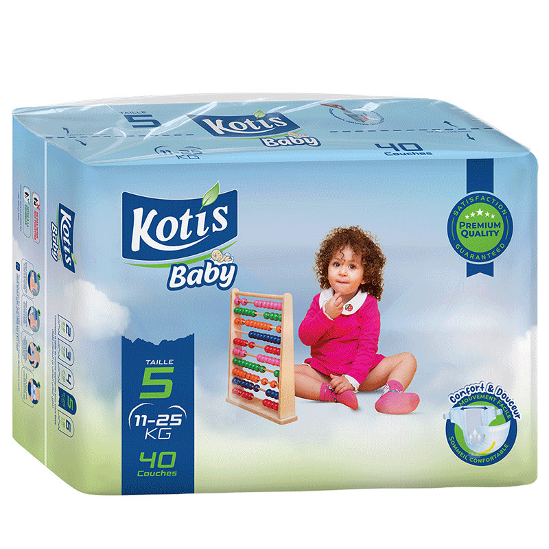 KOTIS Bébé Kotis Premium T5 40 Pièces Junior Jumbo
