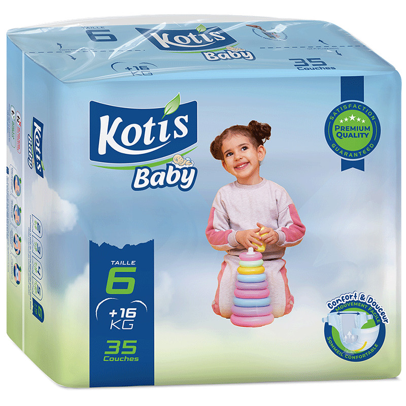 KOTIS Bébé Kotis Premium T6 35 Pièces Xlarge Jumbo