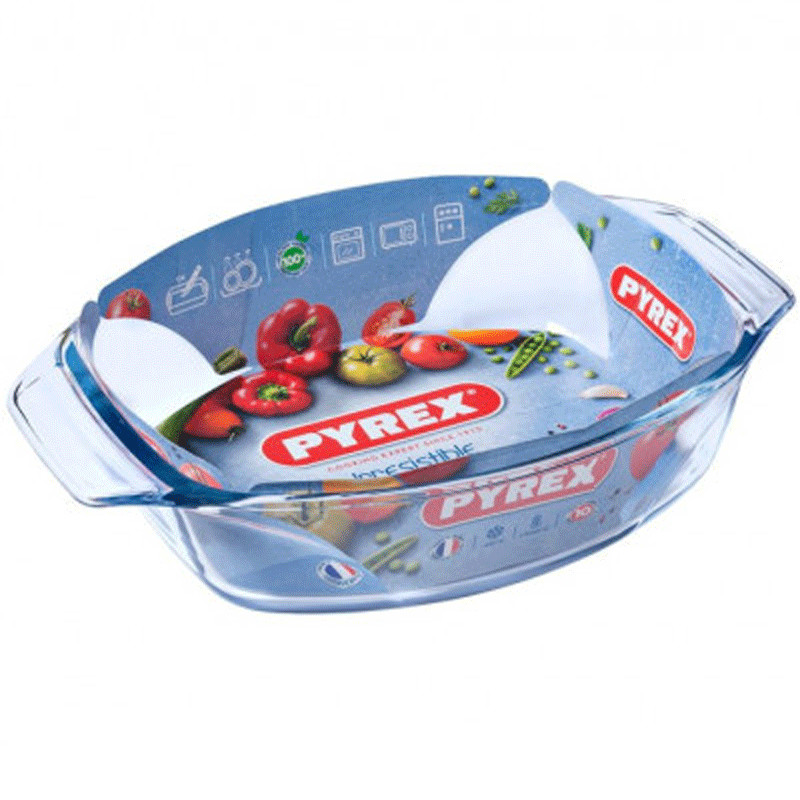PYREX PLAT OVALE 30*21CM IRRESISTIBLE