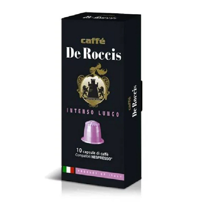 Caffé de Roccis De 10 Capsules Caffé De Roccis Lungo
