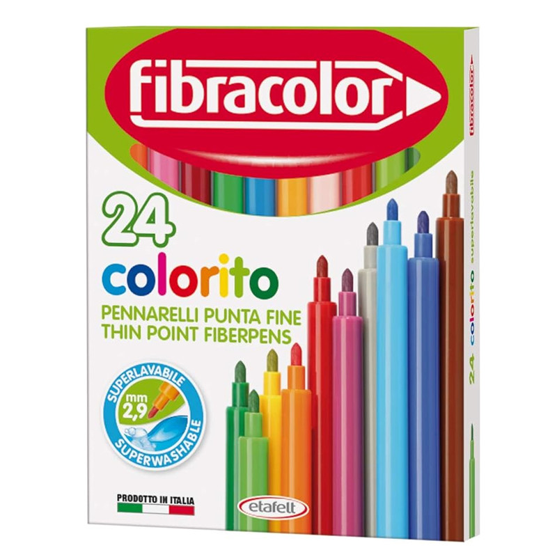 Fibracolor 24 Feutres Fibracolor Multicolore