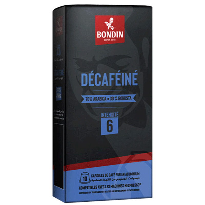 Bondin De 10 Capsules Bondin Décaféiné
