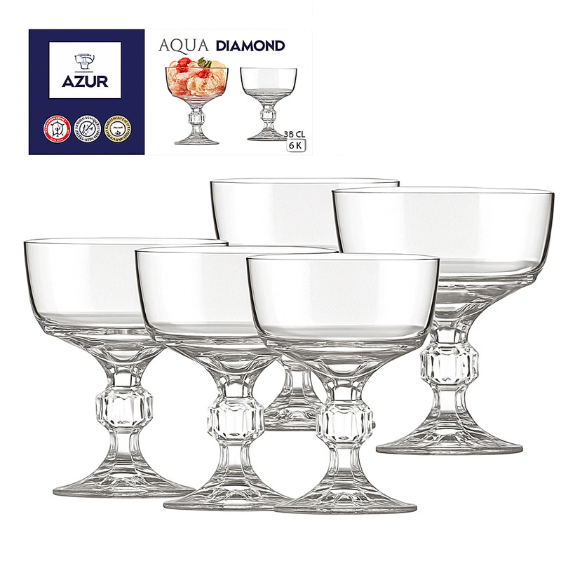 Azur Glass Azur Glass Aqua Diamond 18Cl Transparent