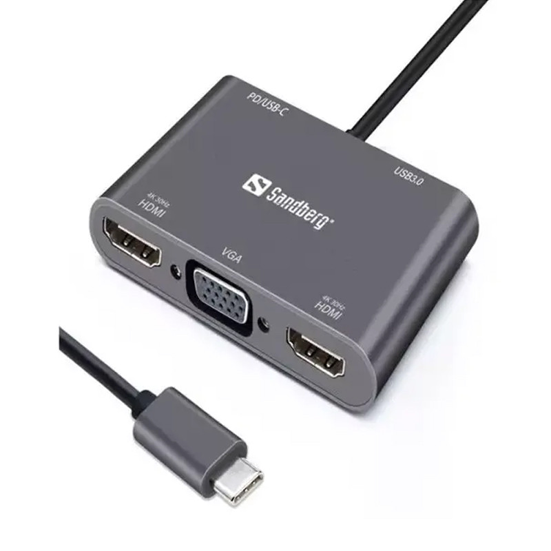 sandberg Station d'Accueil 136-35 Dock USB-C