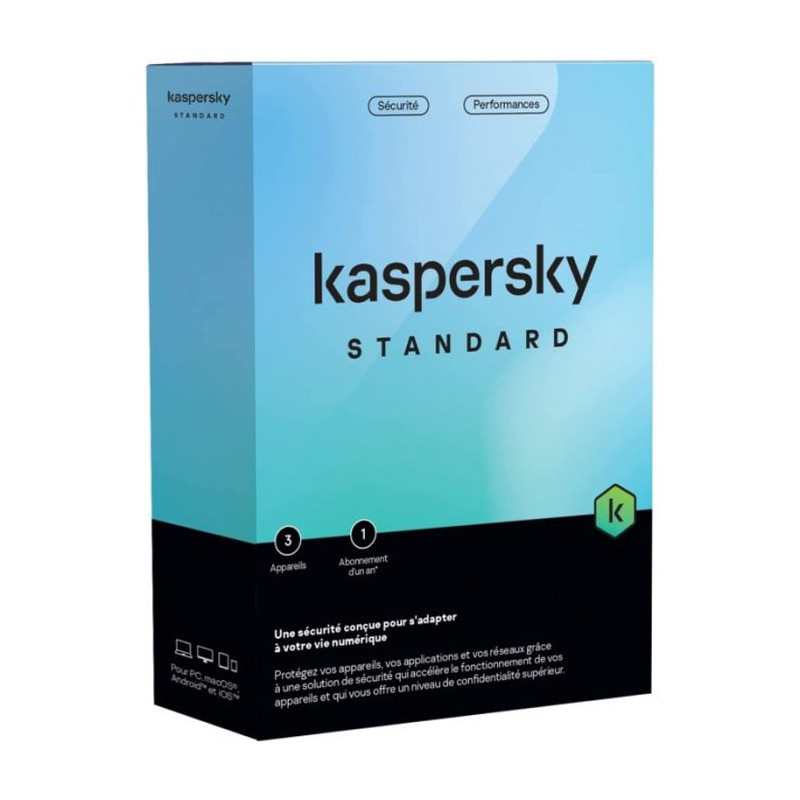 Kaspersky kaspersky Standard Protection 3 Postes 1an