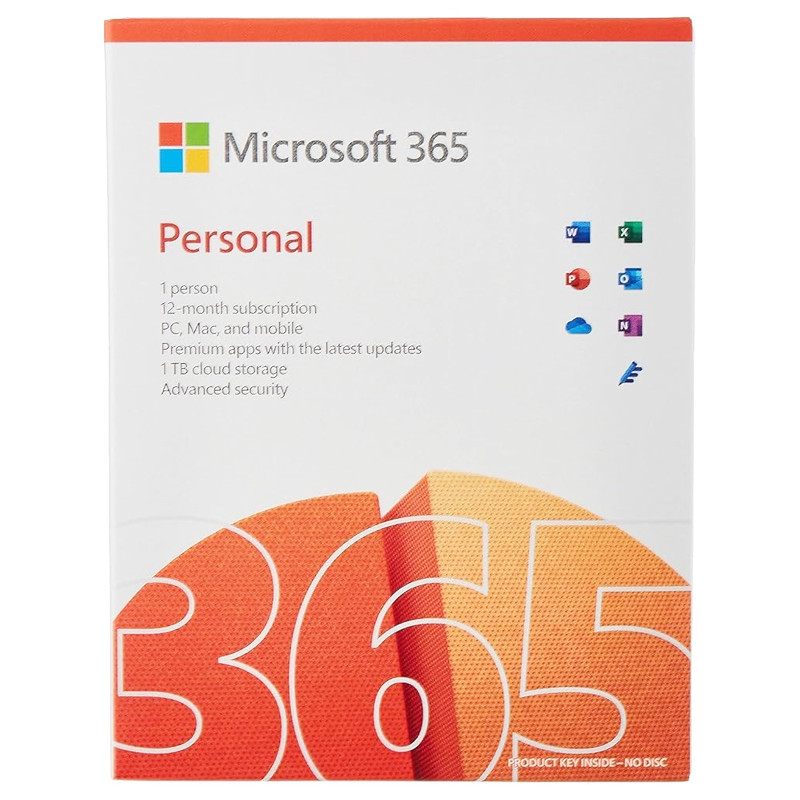 Microsoft Office M365 Personnel 1 Utilisateur ESD 1 An