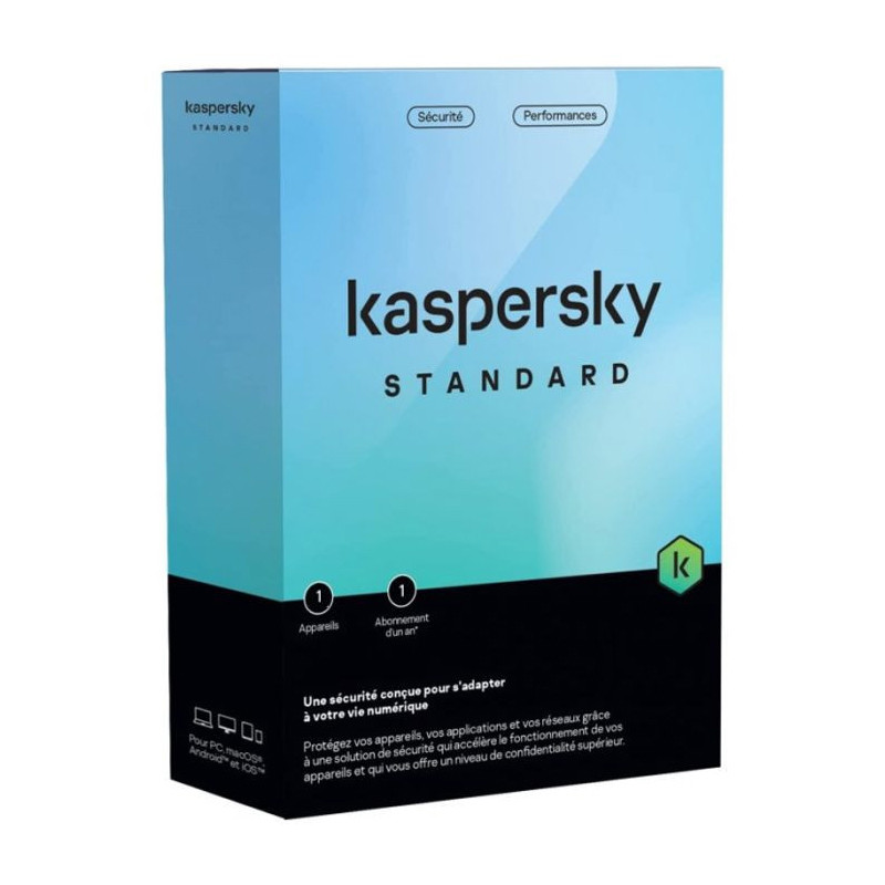 Kaspersky kaspersky Standard 1 Poste 1an